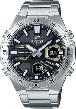Casio Edifice Men's Watch - EFV-C110D-1A3VDF Black Dial - متتبع أسعار Amazon.sa