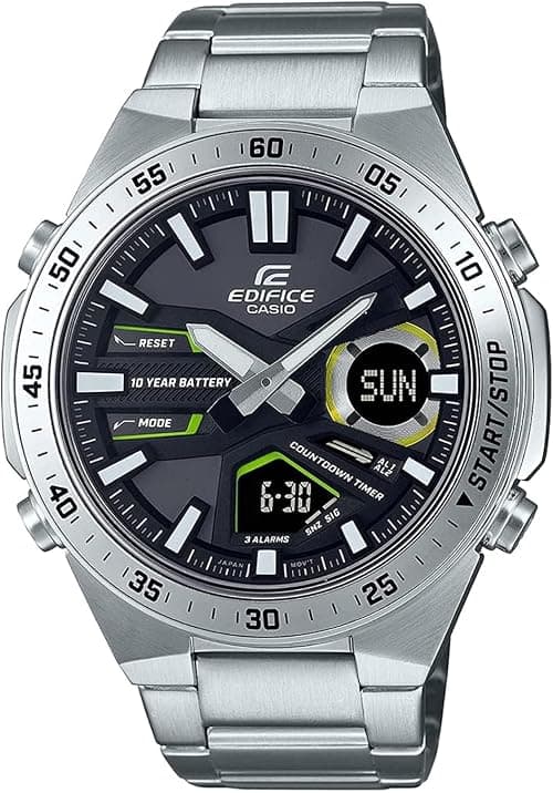 Casio Edifice Men's Watch - EFV-C110D-1A3VDF Black Dial on Amazon.sa - Price Tracker