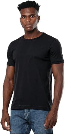 100% Cotton Premium Men's T-Shirt Crew Neck Short Sleeve on Amazon - Best Deal Finder
