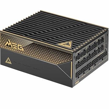 MSI MEG Ai1600T PCIE5 Power Supply Unit, 1600W, 80 PLUS Titanium, ATX 3.1, PCIe 5.1 GPU Support, Dual-native 12V-2x6, cables with Dual-color 12V-2x6 connectors, ATX PSU, Braided Cable على Amazon.ae - متتبع الأسعار