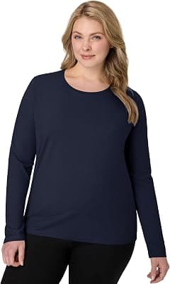 Hanes Women's Originals Long Sleeve Cotton T-Shirt, Lightweight Crewneck Tee, Modern Fit - Amazon.sa Price Tracker