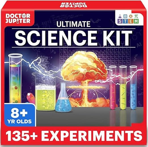 Doctor Jupiter Toy Science Kit for Boys & Girls Ages 7-8-9-10-11-12-13-14 | Birthday Gifts for 7+ Year Old Kids | Learning & Education toys, 135+ Experiments on Amazon.ae - Price Tracker