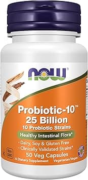 NOW Foods Probiotic-10 25 Billion Veg Capsules - 50 Capsules - Amazon.ae Price Tracker