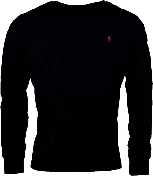 Polo Ralph Lauren Mens Crew Neck Long Sleeve Tee T-Shirts on Amazon.ae - Price Tracker