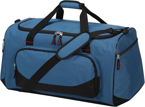 55L Large Sports Gym Duffle Travel Bag for Men - حقيبة رياضية كبيرة للرجال متعددة الاستخدام للسفر و الجيم (Blue) on Amazon - Best Deal Finder