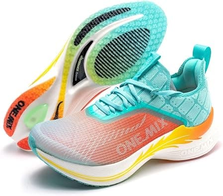 Men's Road Running Shoes Marathon Running Shoes Carbon Fiber Plate Running Shoes Wide with Arch Support Lightweight Breathable Sneakers ONEMIX Light Armor 21601 on Amazon.ae - Price Tracker
