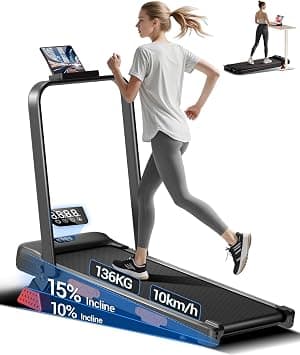 Treadmill with 15% Incline Walking Pad Running Machine 10KM/H 3HP Motor on Amazon - Best Deal Finder