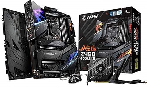 Msi Meg Z490 Godlike Gaming Motherboard, E-Atx, 10Th Gen Intel Core, Lga 1200 Socket, DDR4, Sli/Cf, Triple M.2 Slots, Thunderbolt 3 Type-C, Wi-Fi 6, Mystic Light RGB, 7C70-005R on Amazon.ae - Price Tracker