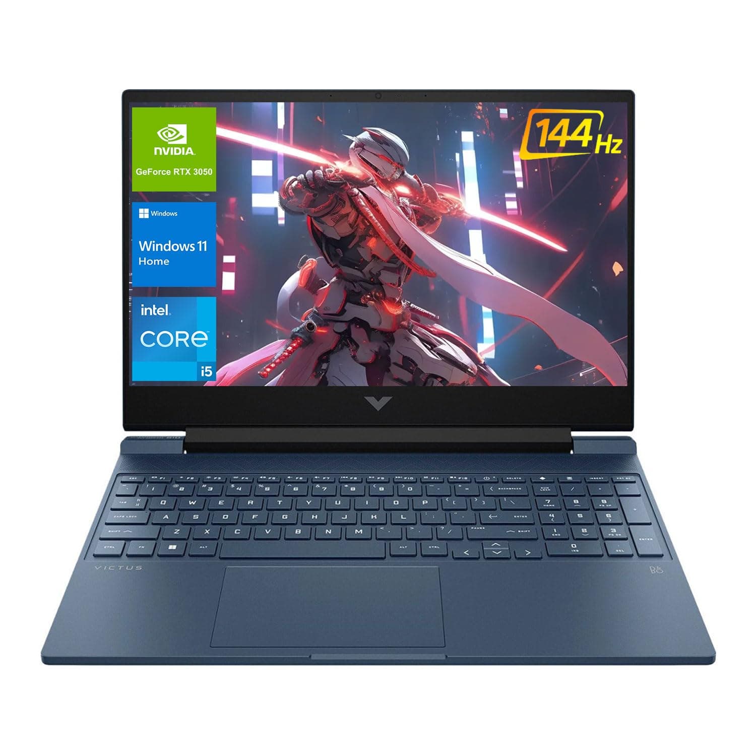HP Victus 15.6 i5 Gaming Laptop, 15.6" FHD 1920x1080 144Hz, Intel Core i5-12450H, NVIDIA GeForce RTX 3050, 32GB RAM, 1TB SSD, Backlit KB, Touchpad, SD Card Reader,(UPGRADE) on Amazon.ae - Price Tracker