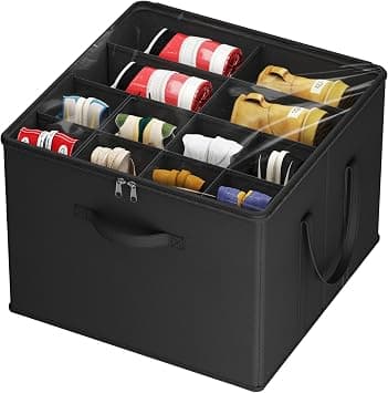 Lifewit Shoe Storage Organizer for Closet, Fits 12-16 Pairs, Large Shoe Box Storage Containers with Clear Cover and Reinforced Handles, Foldable Storage Bins Fit for Boots Heels Sneakers, 1 Pack Black on Amazon.ae - Price Tracker