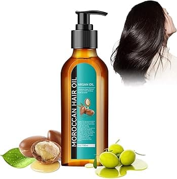 Moroccan Argan Hair Oil 100ml - Hair & Skin Care Treatment for Dry & Damaged Hair - Natural Deep Moisturizer for Face, Body & Scalp - Split Ends Repair - Lightweight, Leave Hair Soft & Shiny on Amazon.ae - Price Tracker