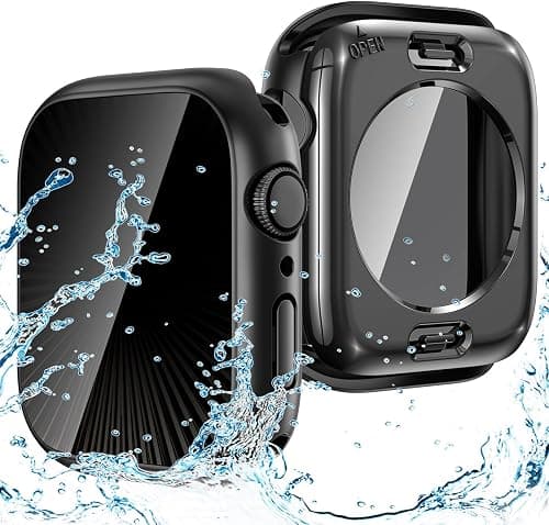 Goton Privacy Waterproof Case Compatible for Apple Watch Series 11/10 Screen Protector 42mm, Anti Spy Face Cover Back Bumper for iWatch Accessories على Amazon.ae - متتبع الأسعار