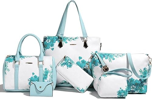 2E-youth womens Purses and Handbags Set tote handbag satchel shoulder bag purse on Amazon.ae - Price Tracker