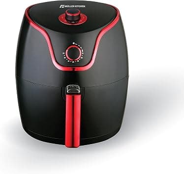 Muller Kitchen MK-6057 Air Fryer, Roast, Bake, Dehydrate & Reheat, Elegant Design (7.1L, 1700W, German Greblon E2 Nonstick Coating, 80% less fat) on Amazon - Best Deal Finder