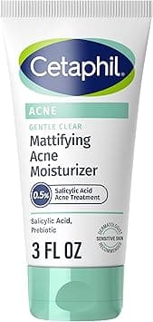 Cetaphil Face Moisturizer, Gentle Clear Mattifying Acne Moisturizer With 0.5% Salicylic Acid, Hydrates and Treats Sensitive Acne Prone Skin, Skin Care for Sensitive Skin, 3oz, 3 Fl Oz (Pack of 1) on Amazon.ae - Price Tracker