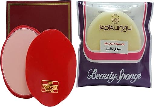 Kokuryu Super Summer Cake Face Powder with Beauty Sponge, 50g, Long-Lasting Smooth Coverage, for All Day Wear, Moisturizing Formula, Shade - Russet on Amazon.ae - Price Tracker