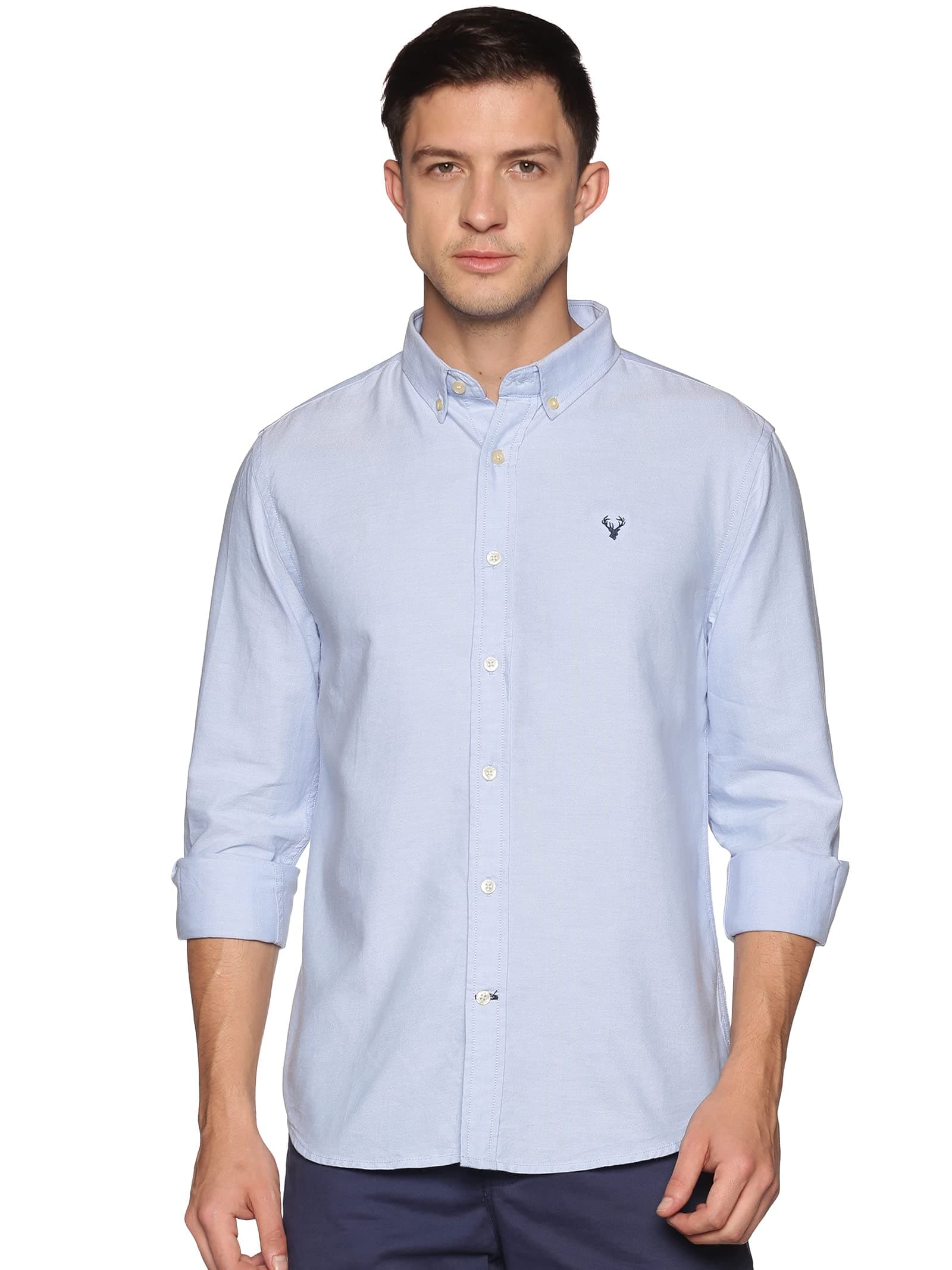 U.S. ELK Men's Button-Down Slim Fit, Casual Shirts for Men | Long Sleeve | Oxford Cotton on Amazon.ae - Price Tracker