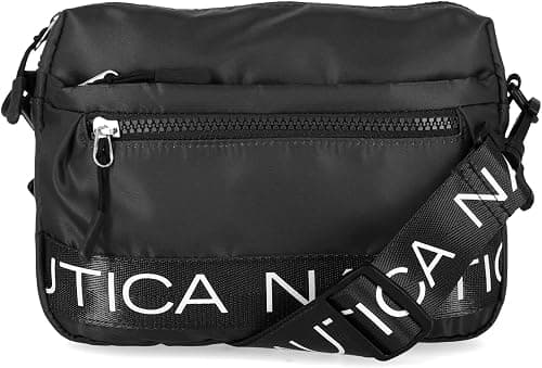 Nautica Womens Nautica - Nylon Bean Bag Crossbody/Belt Bag With Adjustable Shoulder Strap Crossbody (pack of 1) on Amazon.ae - Price Tracker