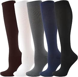 3 Pairs Compression Socks for Men Women - متتبع أسعار Amazon.sa