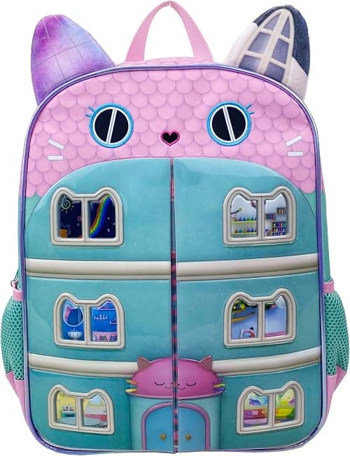 CYPBRANDS Unisex Kids Gabby Mochila 35cm Dollhouse Backpack, Colourful, Colourful, Estandar on Amazon.ae - Price Tracker