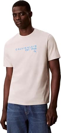 Calvin Klein Mens SS 30S EU WHOLESALE Graphic Tees on Amazon - Best Deal Finder
