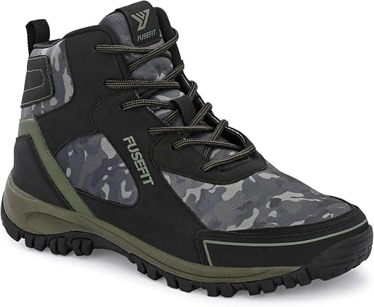 Fusefit Men's BLACK BURN FF Outdoor hiking shoes on Amazon.ae - Price Tracker