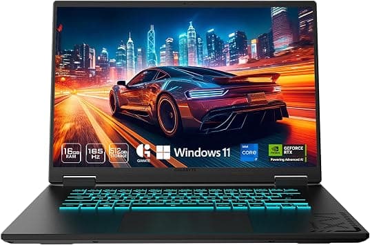 GIGABYTE - Gaming A16 Gaming Laptop - 165Hz 1920x1200 WUXGA - NVIDIA GeForce RTX 5050 - Intel i7-13620H - 512GB SSD with 16GB DDR5 RAM - Windows 11 Home AD Gaming A16 CTHI3US894SH on Amazon.ae - Price Tracker