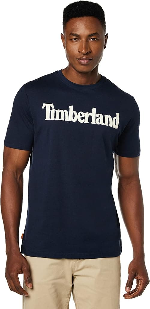 Timberland Mens TFO SS Linear Logo Non-Ringer Tee SHIRT on Amazon - Best Deal Finder