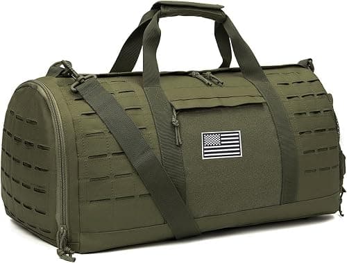 QT&QY 40L Military Tactical Duffel Bag For Men Sport Gym Bag Fitness Tote Travel Duffel Bags Training Workout Bag With Shoe Compartment Basketball Football Weekender Bag on Amazon - Best Deal Finder