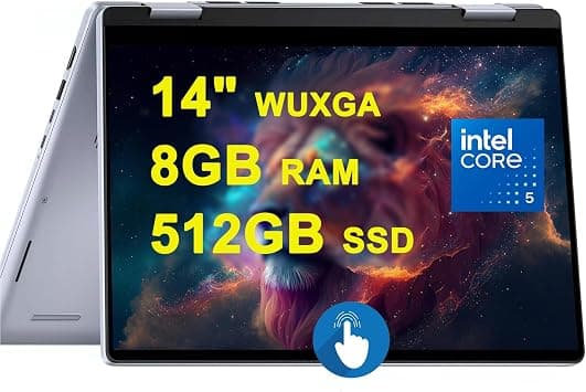 DELL Inspiron 14 7440 2-in-1 Laptop 14" WUXGA Touchscreen Intel 10-core Core 5 120U 8GB RAM 512GB SSD Backlit FHD Camera ExpressCharge MaxxAudio Pro Win11 HOME Blue on Amazon.ae - Price Tracker