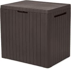 Keter City Outdoor Plastic Storage Box Garden Furniture, Brown, 57.8 x 44 x 54.8 cm - Amazon.sa Price Tracker