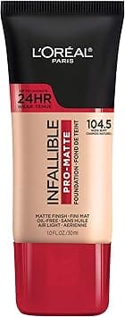 L'Oreal Paris Makeup Infallible Pro-Matte Liquid Longwear Foundation, Nude Buff 104.5, 1 fl; oz. on Amazon.ae - Price Tracker