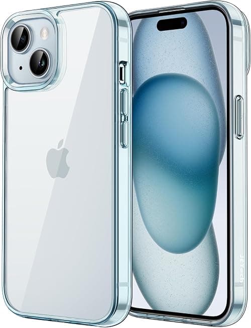 جيتك جراب لموبايل ايفون 15، مضاد للاصفرار، ازرق على أمازون - دليلك لأفضل العروض