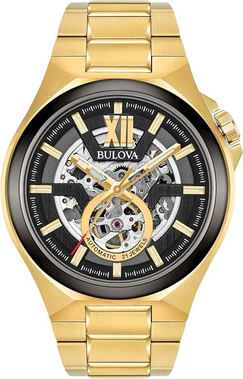 Bulova Men's Watch, Automatic - 98A178 on Amazon.ae - Price Tracker