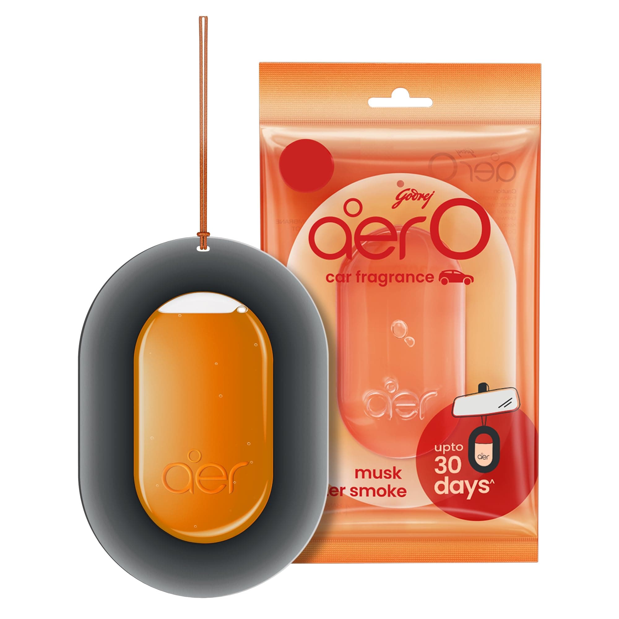 Godrej aer O – Hanging Car Air Freshener | Car Accessories | Musk After Smoke (7.5g) on Amazon.ae - Price Tracker