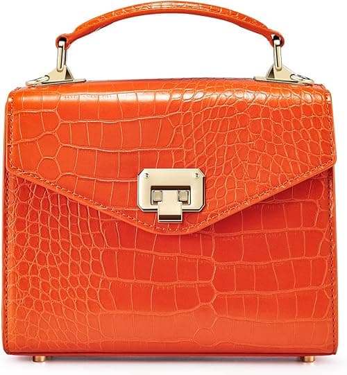 VICTORIA HYDE Crossbody Bag For Women Vegan Genuine Leather Handbags Briefcase With Small and Square Bags on Amazon.ae - Price Tracker