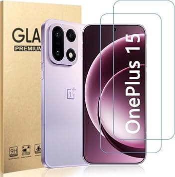 ottpluscase [2 Pack Screen Protector for OnePlus 15 (6.78 Inch), Full Coverage 9H Tempered Glass Film, HD Clarity Scratch Resistant, Anti-Fingerprint, Bubble-Free for One Plus 15 5G Screen Protector on Amazon.ae - Price Tracker