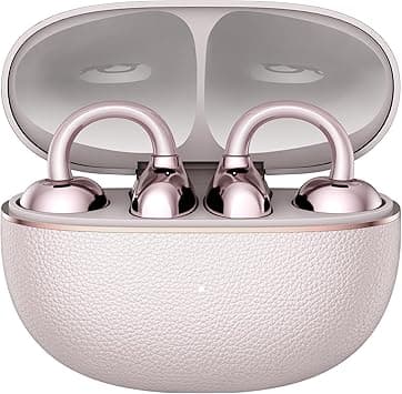 HONOR Choice Earbuds Clip 2 Pro, Open-Ear Wireless Earphones with Titanium Arch Bridge 2.0, 44-Hour Battery Life, 12mm Dual-Magnetic Drivers, Wireless Charging Support, IP54 Water Resistant, Rose Gold on Amazon.ae - Price Tracker