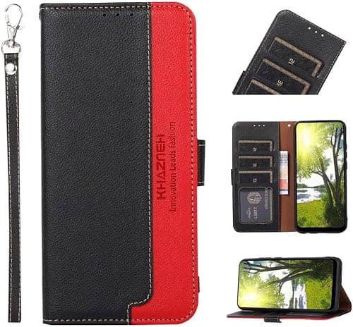 COQUE Motorola Moto G77 5G Case,Anti-Theft RFID Phone Case with Card Slot Anti-Shock,Reversible Folio Cover Motorola Moto G77 5G-Nero on Amazon.ae - Price Tracker