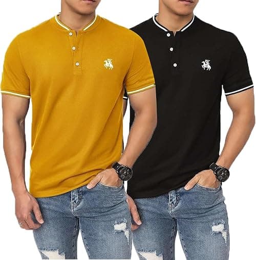 Lymio Polo T Shirt for Men || Men Casual T-Shirt || Polo على Amazon.ae - متتبع الأسعار