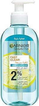 Garnier Skinactive Fast Clear Gel Wash with Salicylic Acid, 200ml on Amazon.ae - Price Tracker