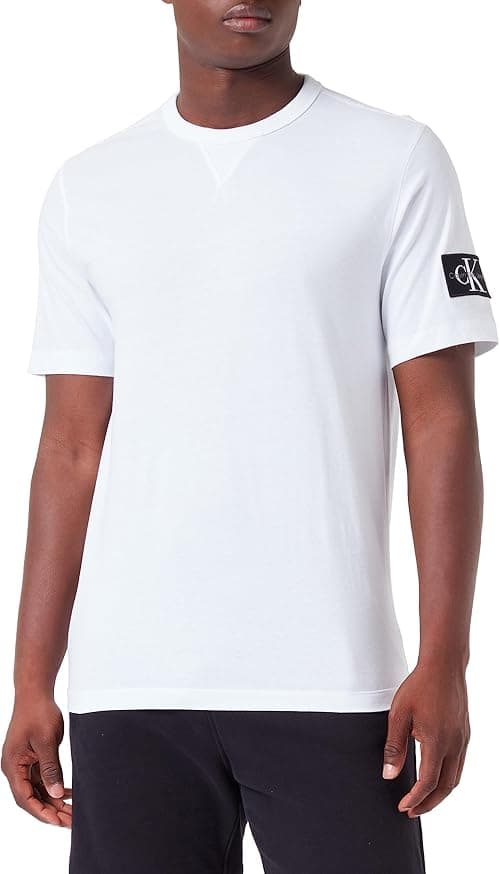 Calvin Klein Jeans Men's Badge Regular Tee S/S Knit Tops on Amazon.ae - Price Tracker