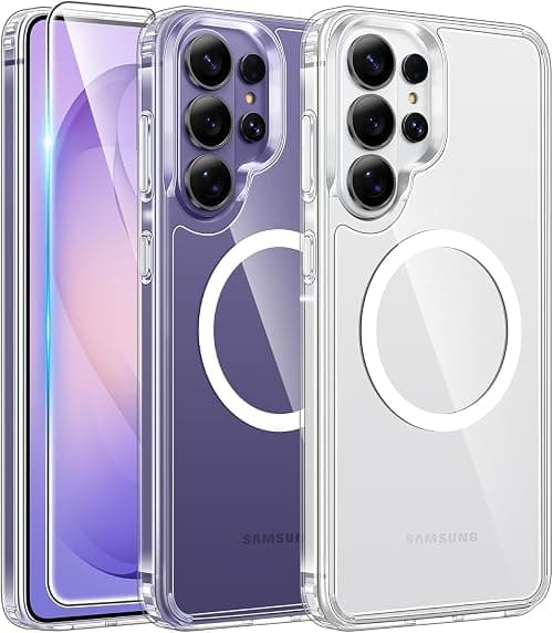 Samsung S26 Ultra Clear Case, Compatible with MagSafe Accessories, TPU Material, Military-Grade Drop Protection, Shock-Absorbing Air Guard Corners, Hybrid Series, Clear on Amazon.ae - Price Tracker