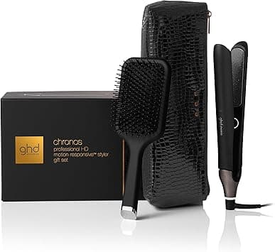 ghd Chronos Festive Gift Set - Hair Straightener with Paddle Brush & Heat-Resistant Bag & Mat on Amazon.ae - Price Tracker