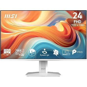 MSI Pro MP243W E14 Professional Monitor 23.8" FHD على Amazon.ae - متتبع الأسعار