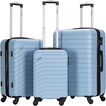 STARGOLD Trolley Bag Luggage 3 PCS Set ABS HardSide Luggage Bag with Lockable System Travel Bag-T83DB on Amazon.sa - Price Tracker