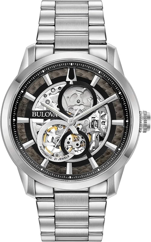 Bulova Mens Classic Sutton Automatic Stainless Steel Bracelet Watch on Amazon.ae - Price Tracker