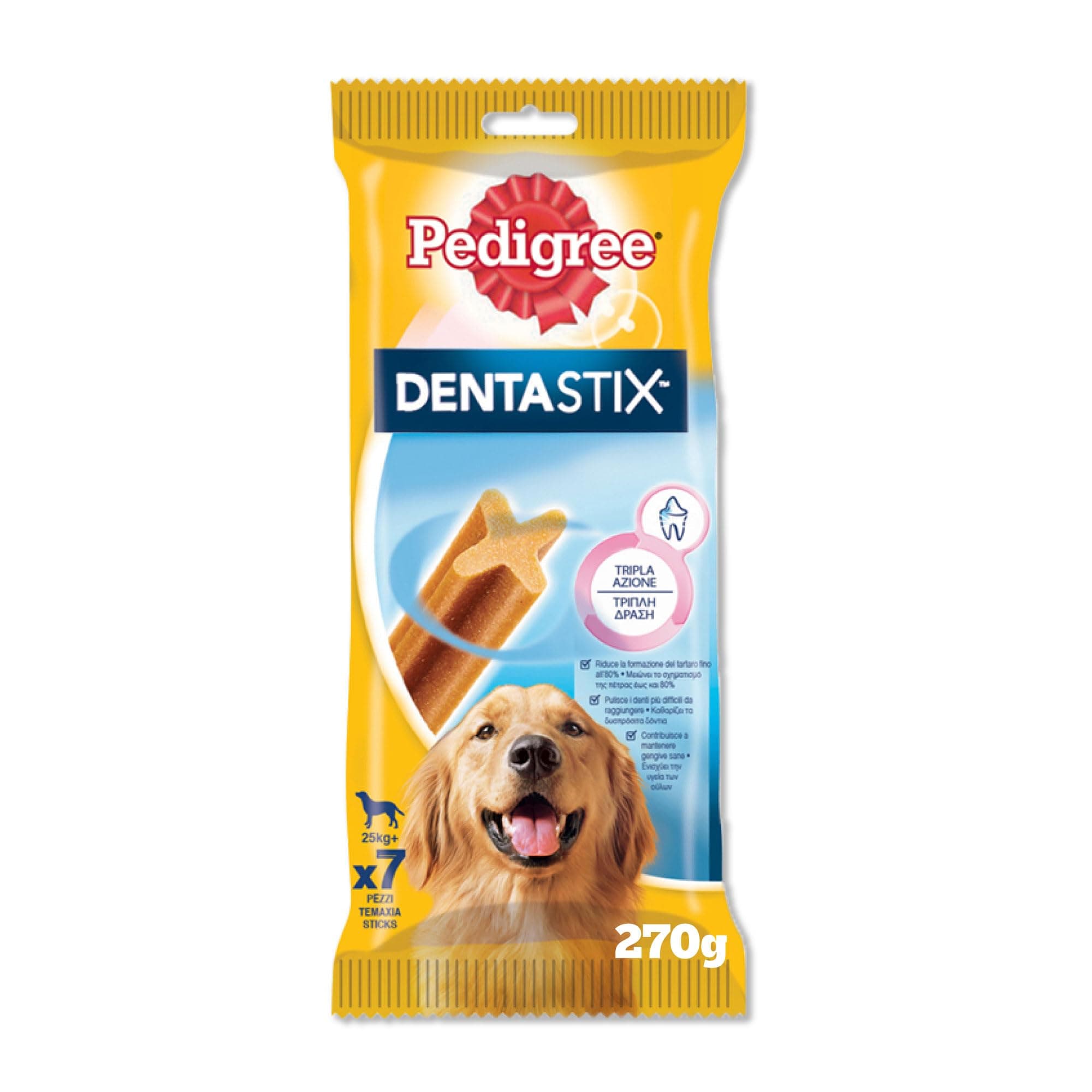 Pedigree Dog Treats, Denta Stix Dog Treat, Chicken Flavor, 270g, Dental Health Benefits, Treats for Dogs Developed by Veterinarians on Amazon.ae - Price Tracker