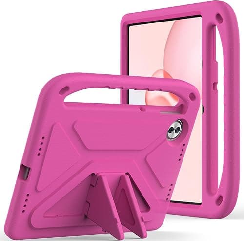 Case for Honor Pad 10 2025 12.1 inch,Shockproof tablet protective with hand strap and shoulder strap for safety protection (Rose Red) on Amazon.ae - Price Tracker