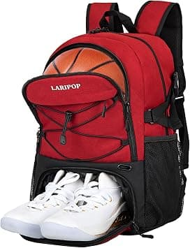 LARIPOP Basketball Bag-Youth Basketball Backpack for Men&Women, Soccer Volleyball Bag with Separate Ball Holder & Shoes Compartment on Amazon.ae - Price Tracker